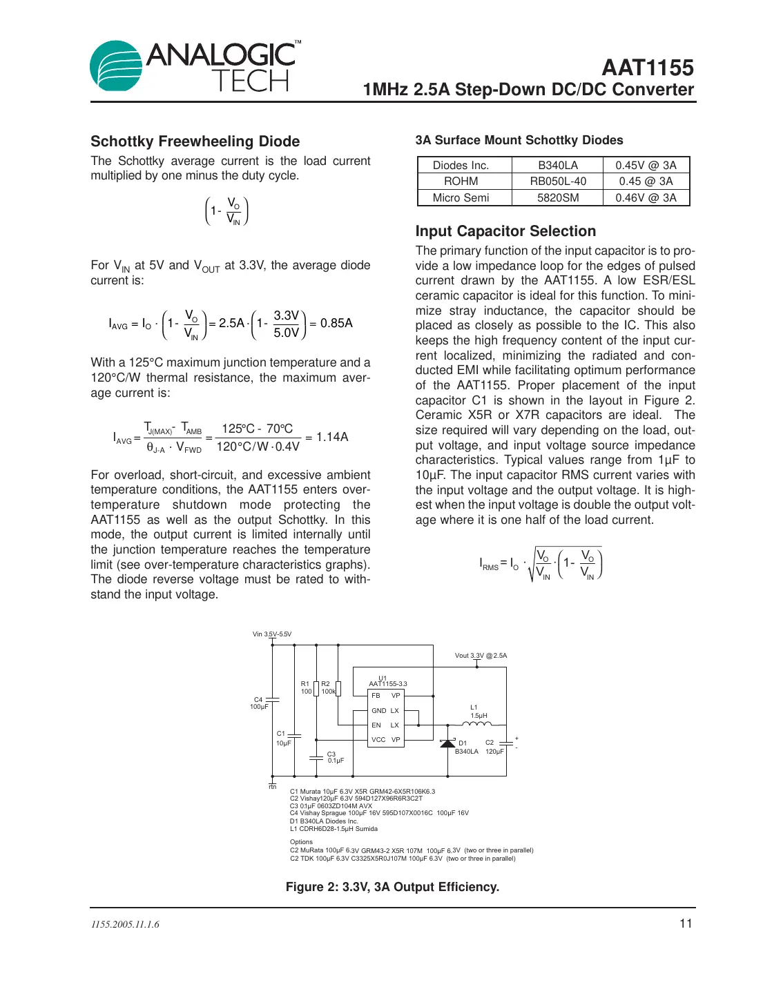 aat1155 Datasheet Page 11