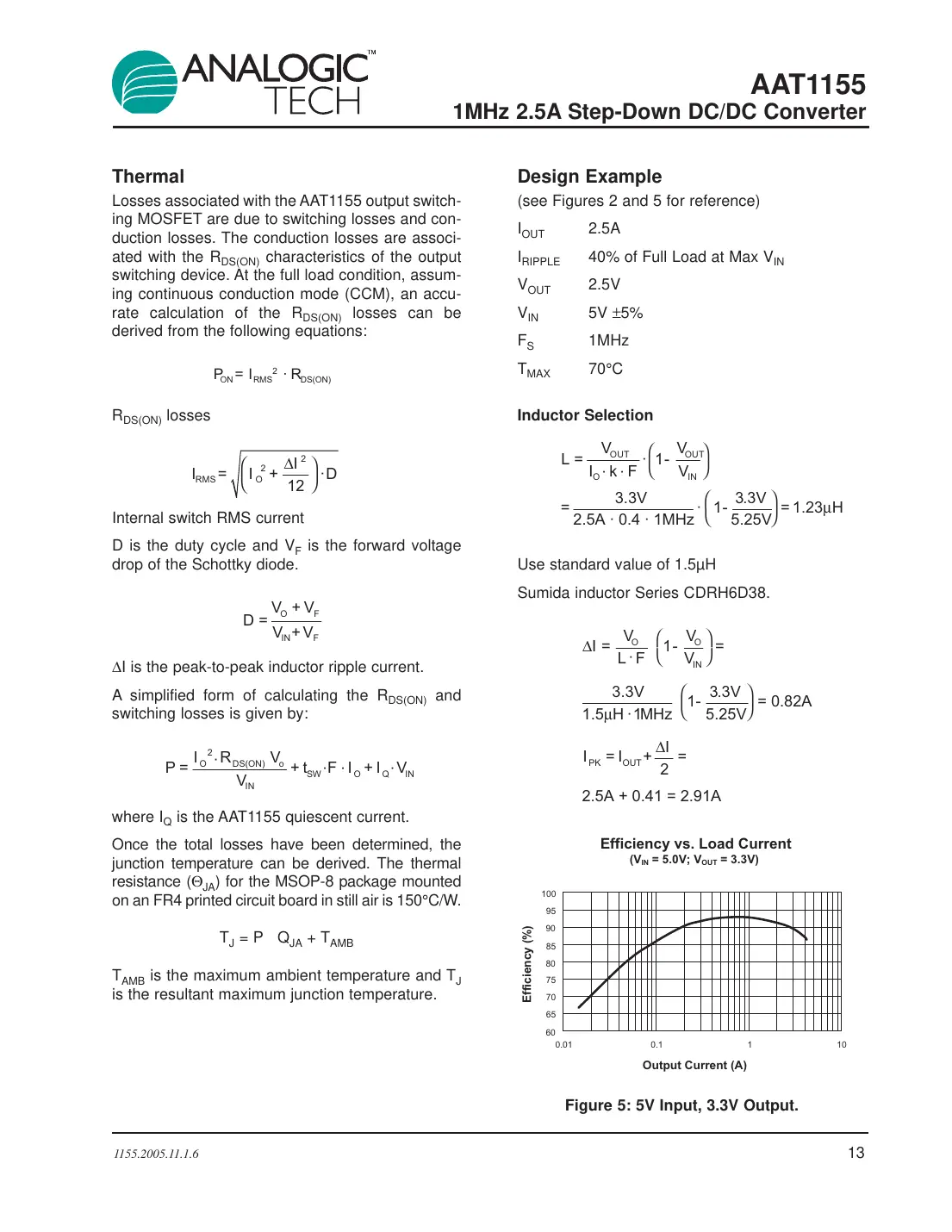aat1155 Datasheet Page 13