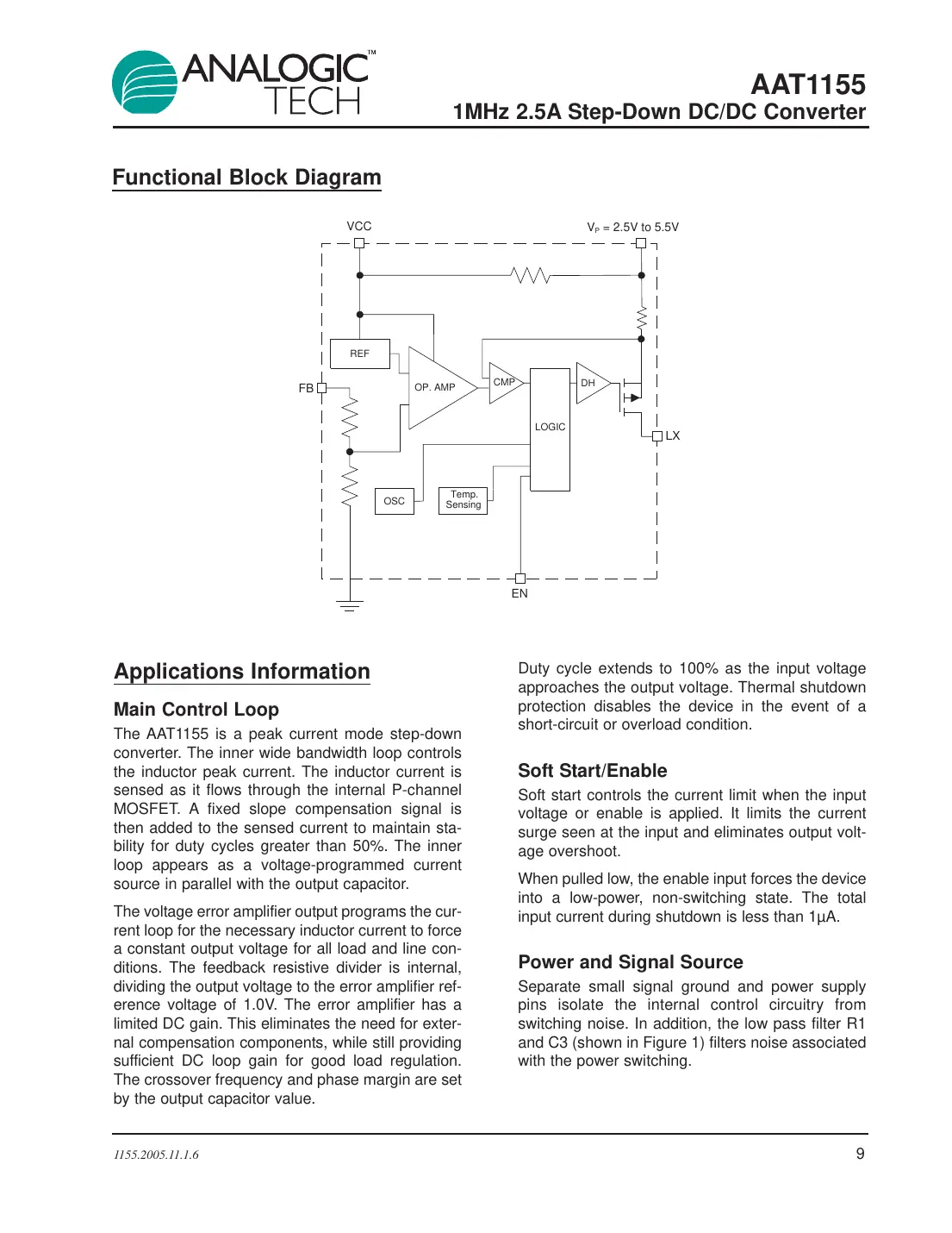 aat1155 Datasheet Page 9