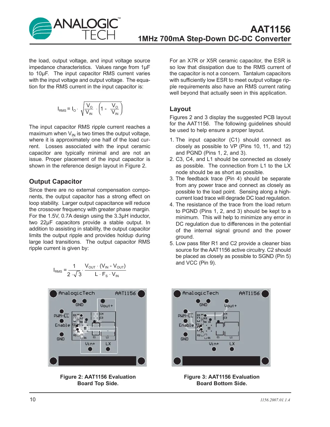 aat1156 Datasheet Page 10