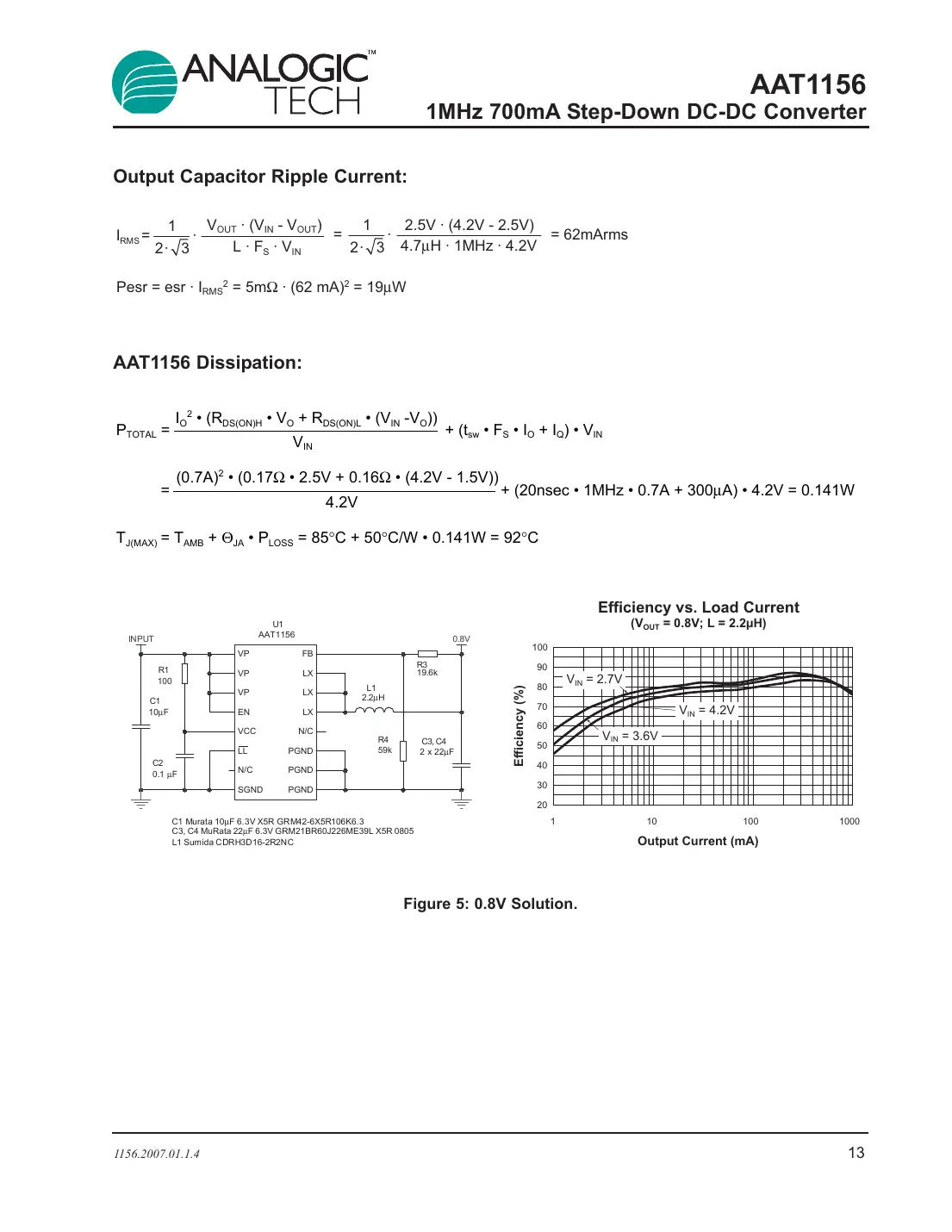 aat1156 Datasheet Page 13