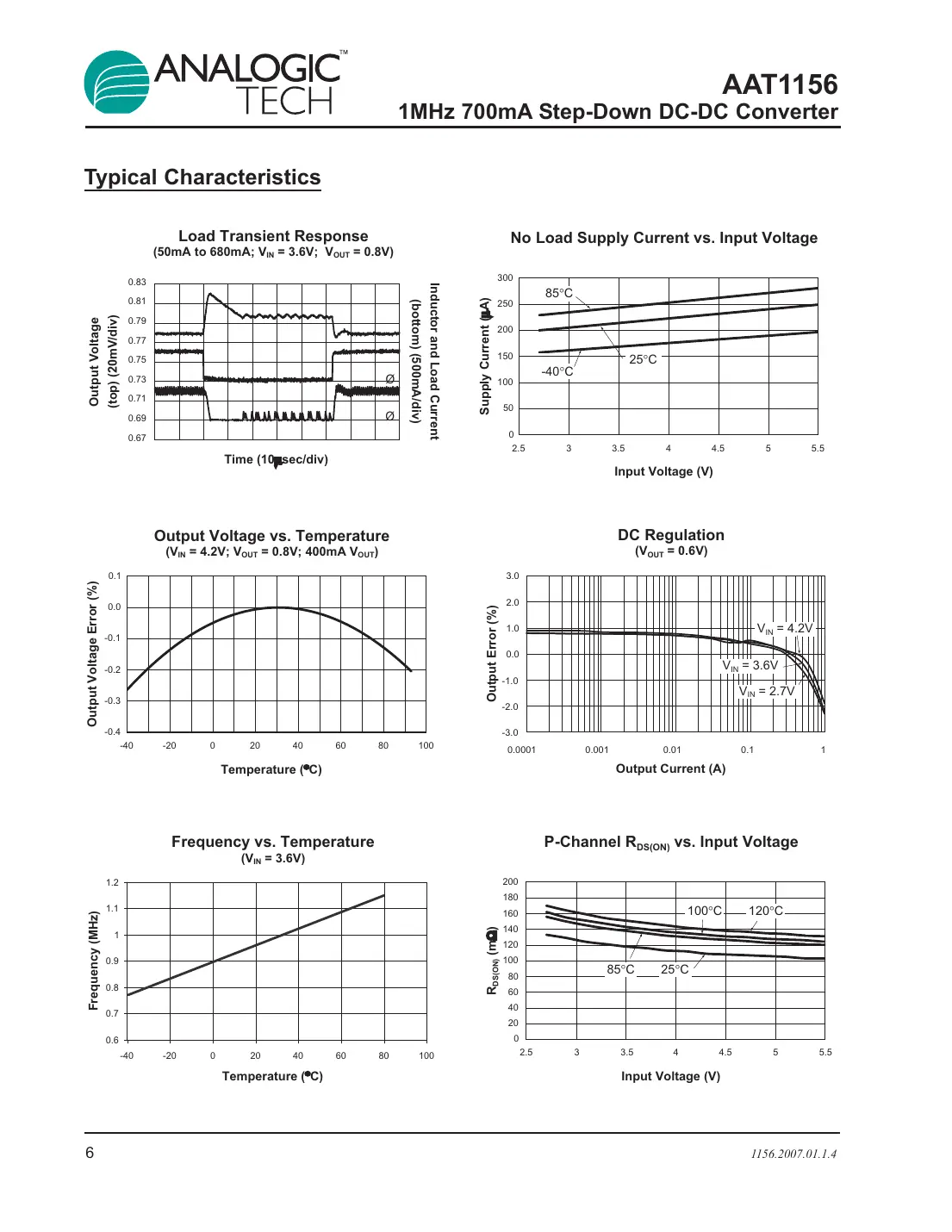 aat1156 Datasheet Page 6