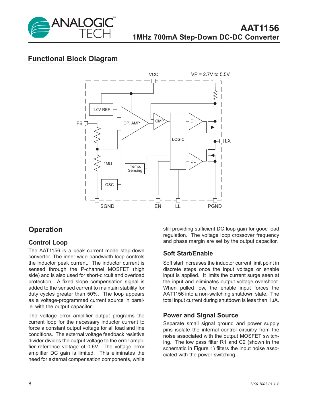aat1156 Datasheet Page 8