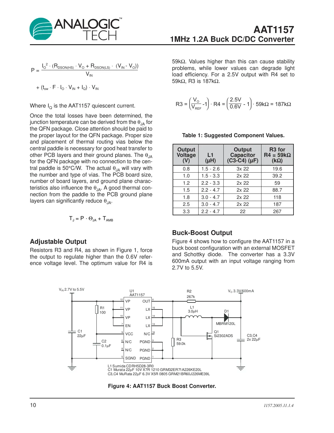 aat1157 Datasheet Page 10