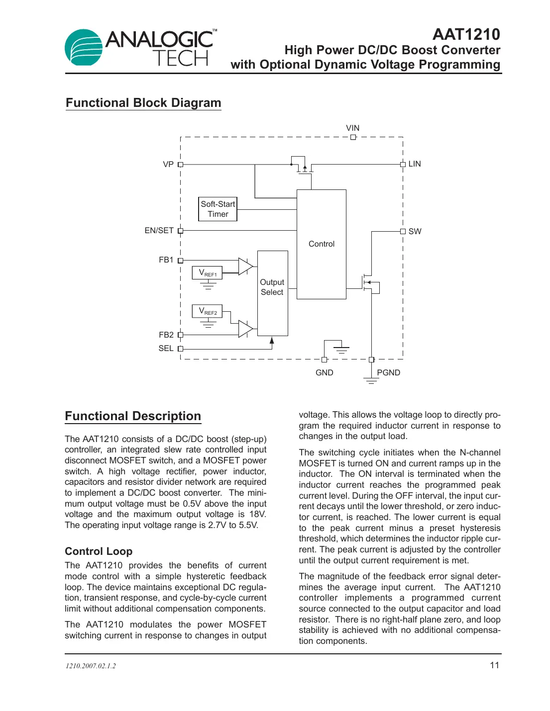 aat1210 Datasheet Page 11