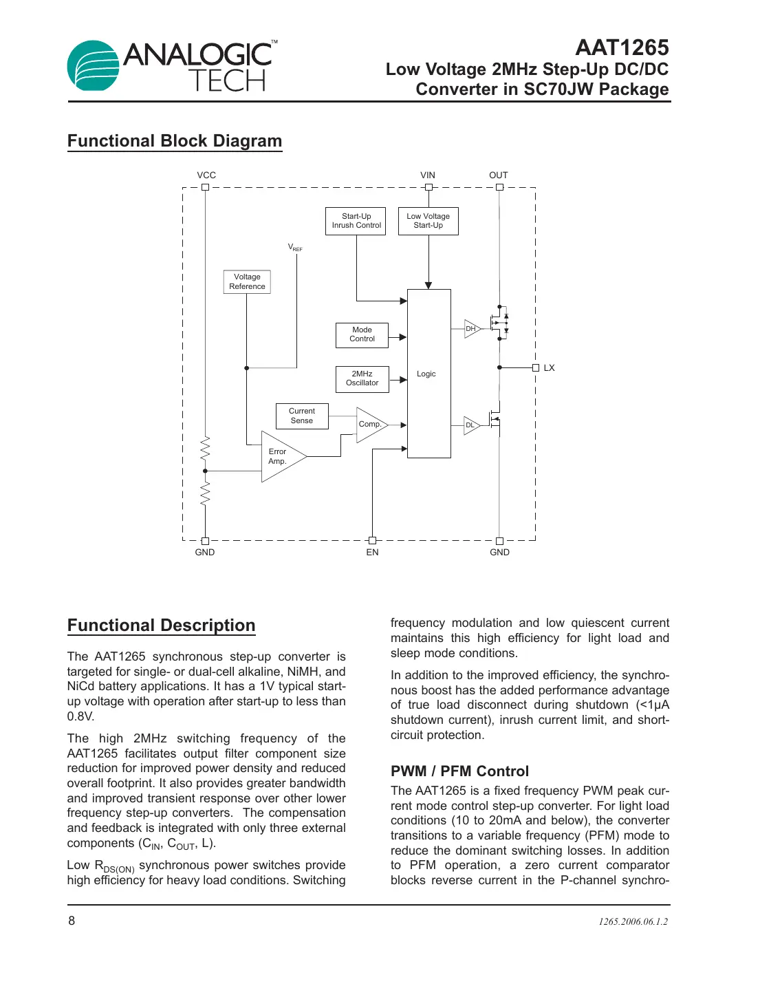 aat1265 Datasheet Page 8