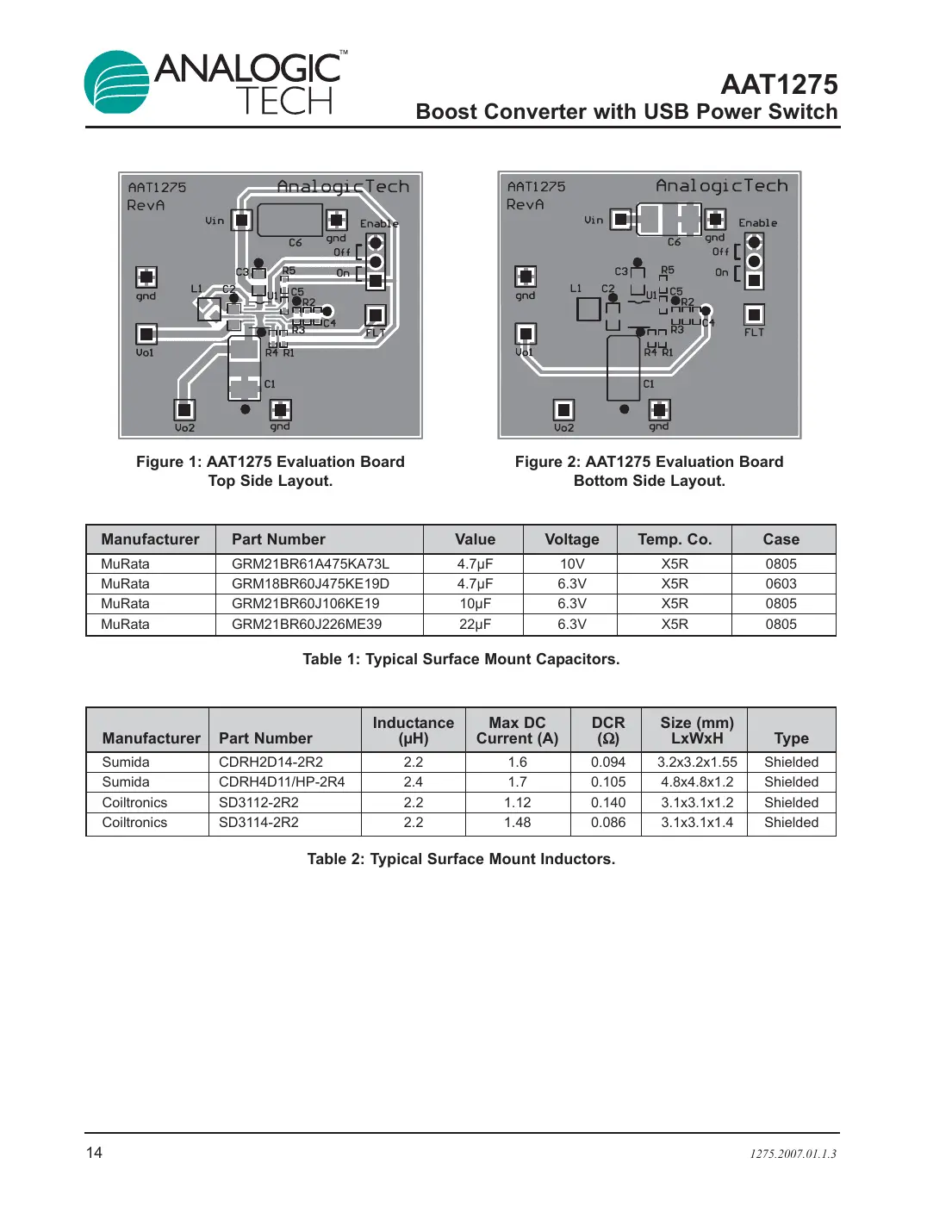 aat1275 Datasheet Page 14