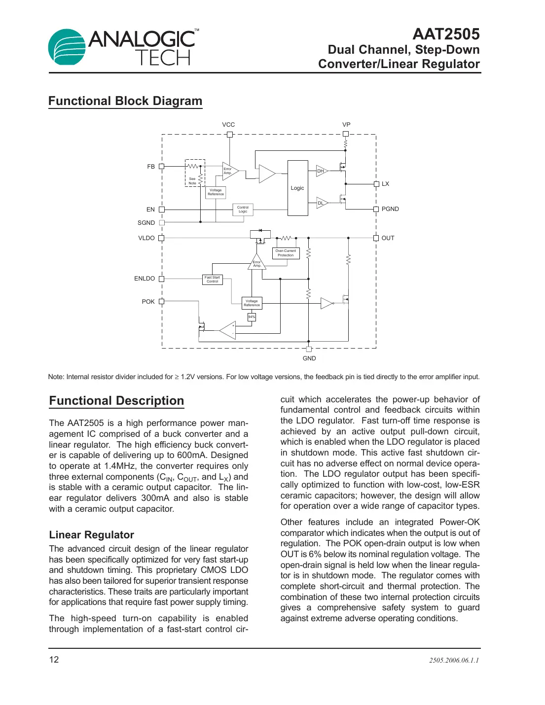 aat2505 Datasheet Page 12