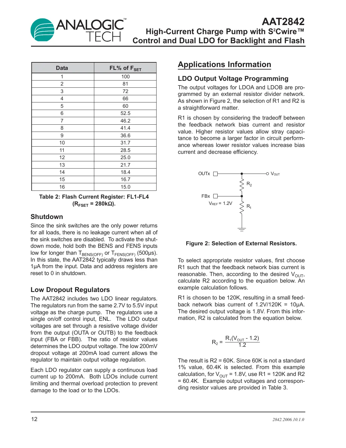 aat2842 Datasheet Page 12