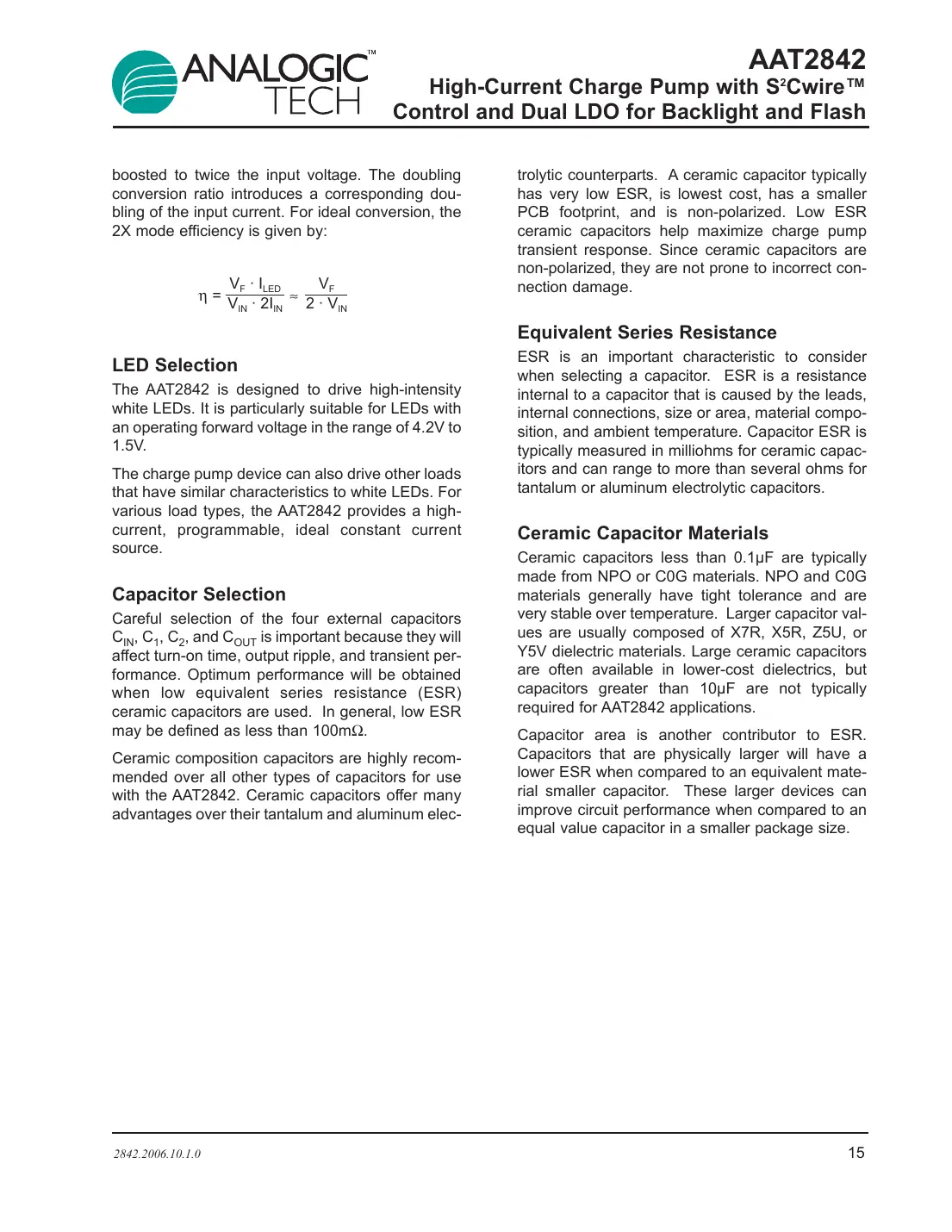 aat2842 Datasheet Page 15