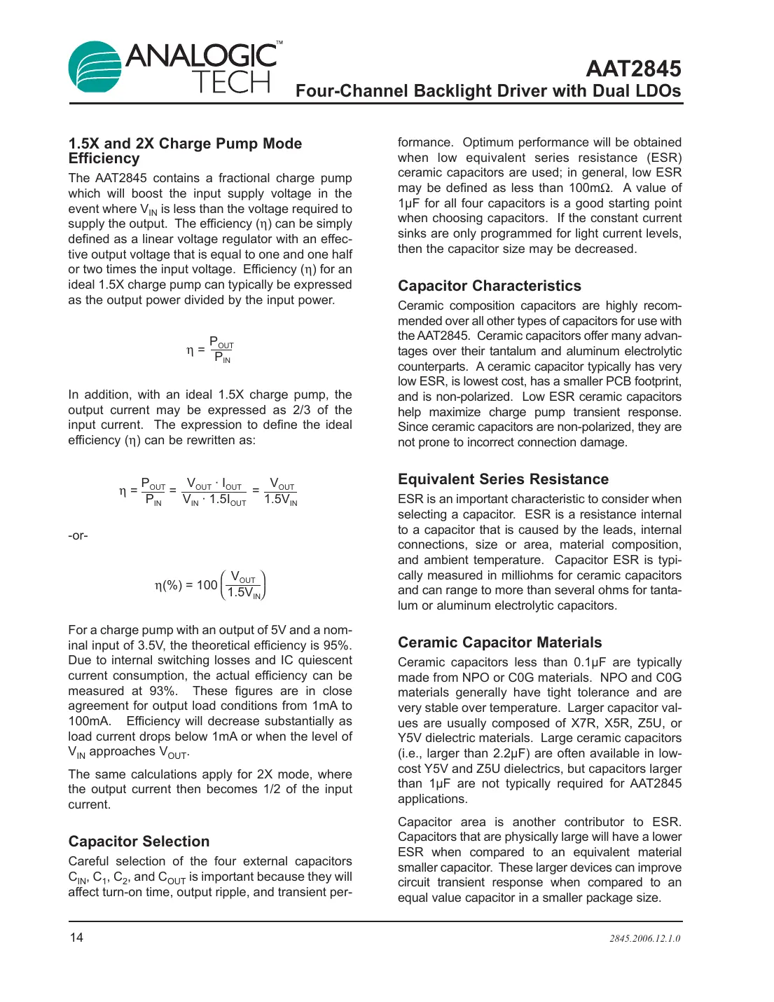 aat2845 Datasheet Page 14