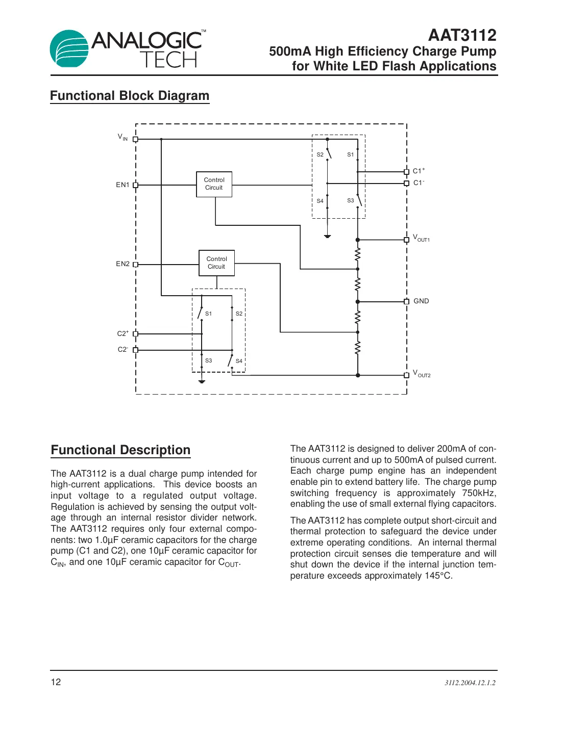 aat3112 Datasheet Page 12