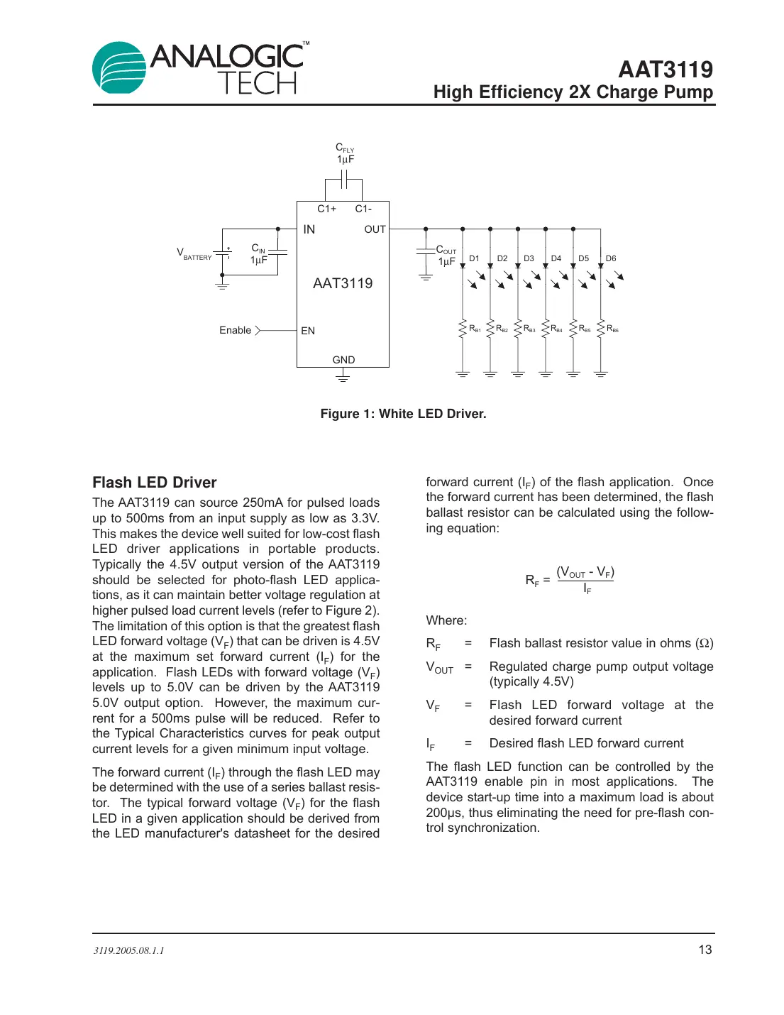 aat3119 Datasheet Page 13