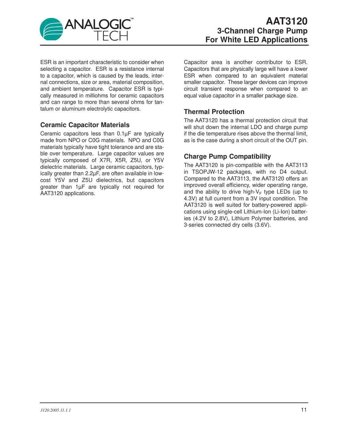 aat3120 Datasheet Page 11