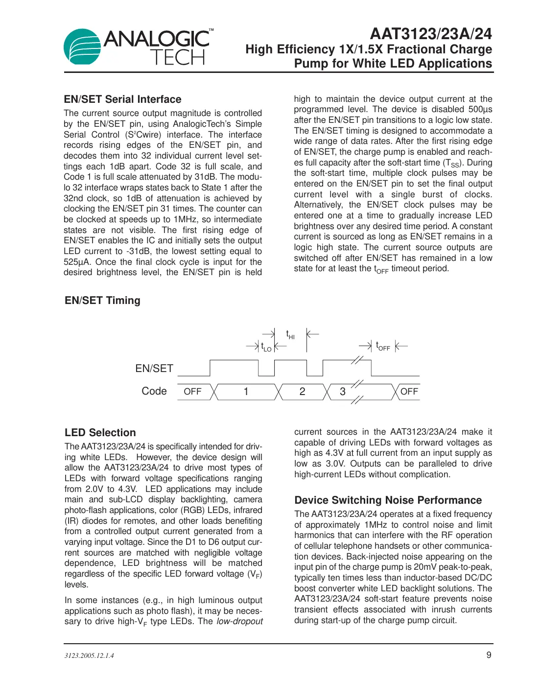 aat3123 Datasheet Page 9