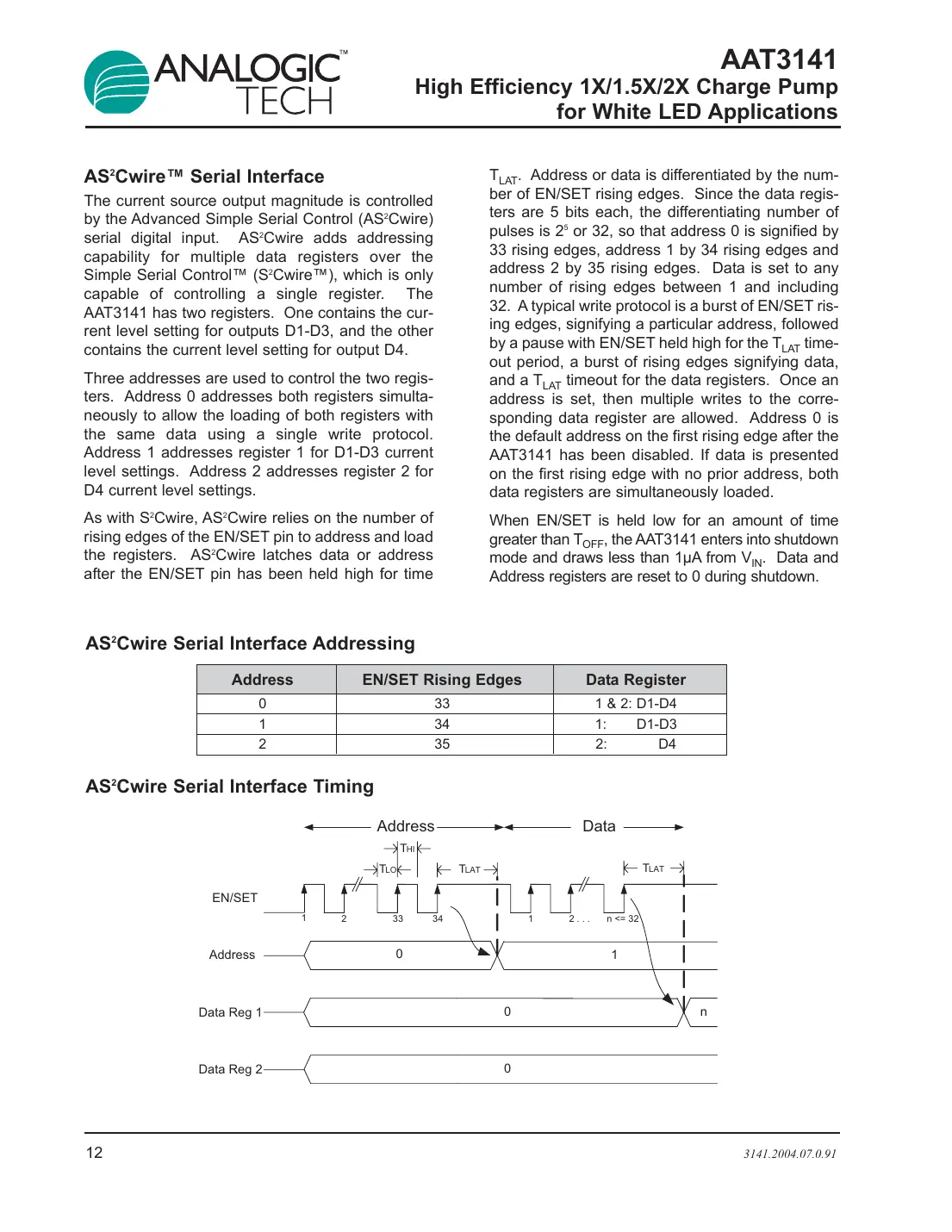 aat3141 Datasheet Page 12