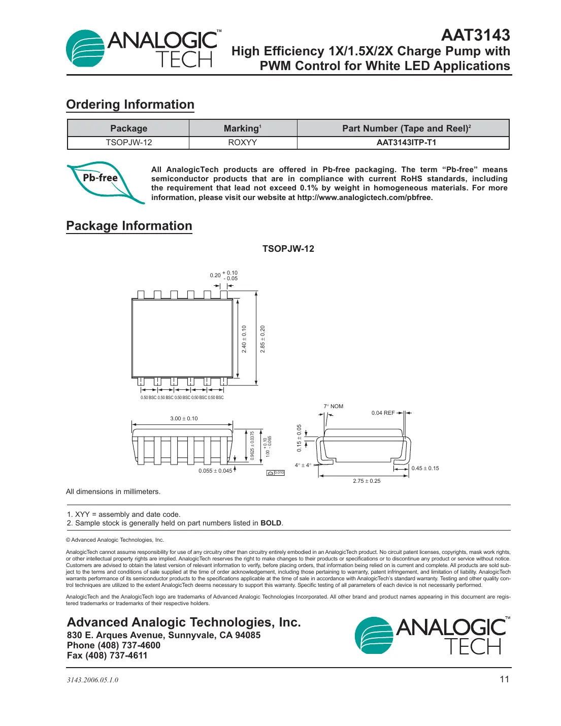 aat3143 Datasheet Page 11