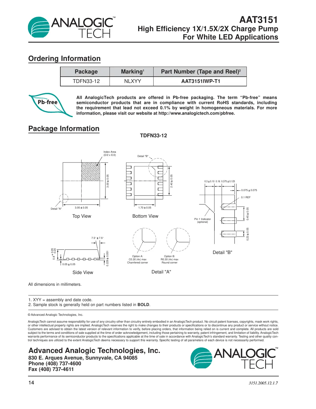 aat3151 Datasheet Page 14