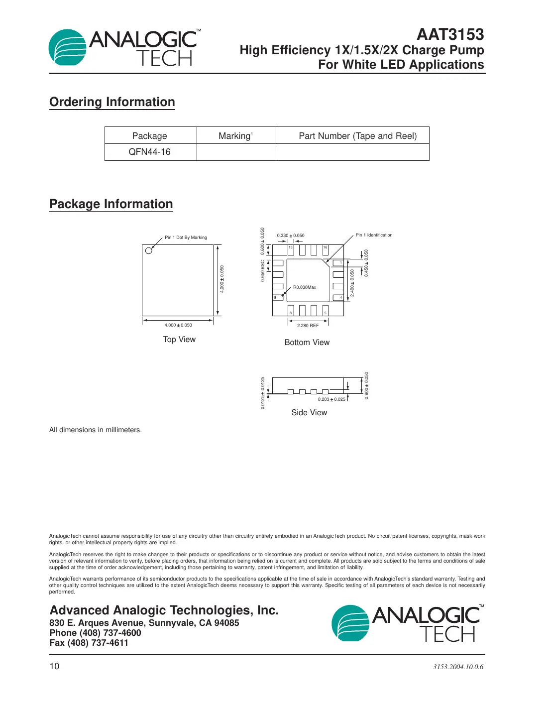 aat3153 Datasheet Page 10