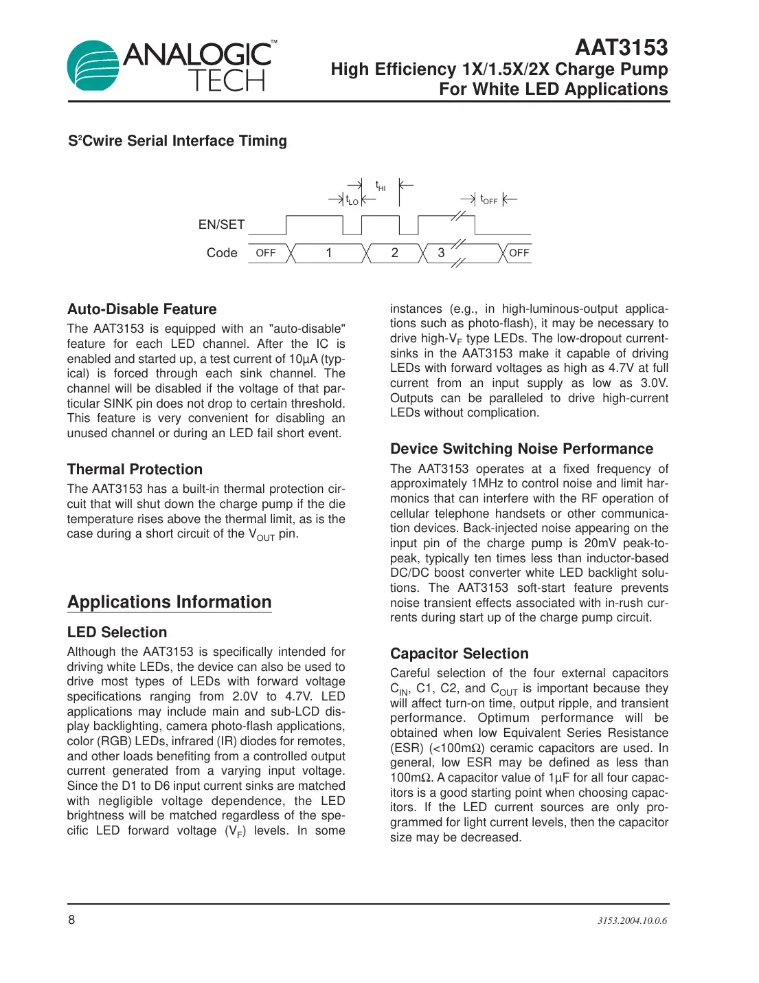 aat3153 Datasheet Page 8