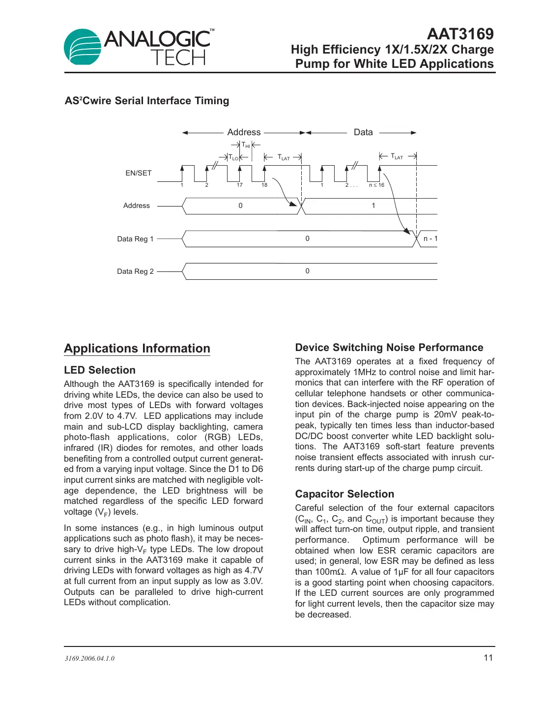 aat3169 Datasheet Page 11