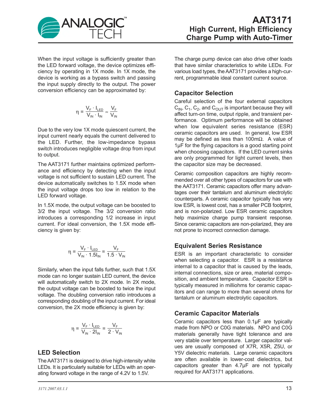 aat3171 Datasheet Page 13