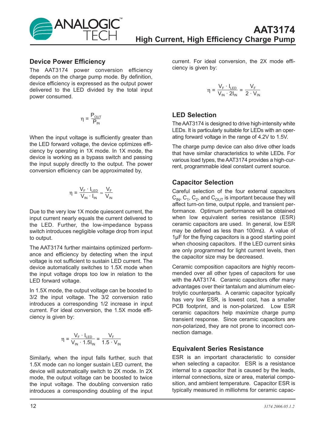aat3174 Datasheet Page 12