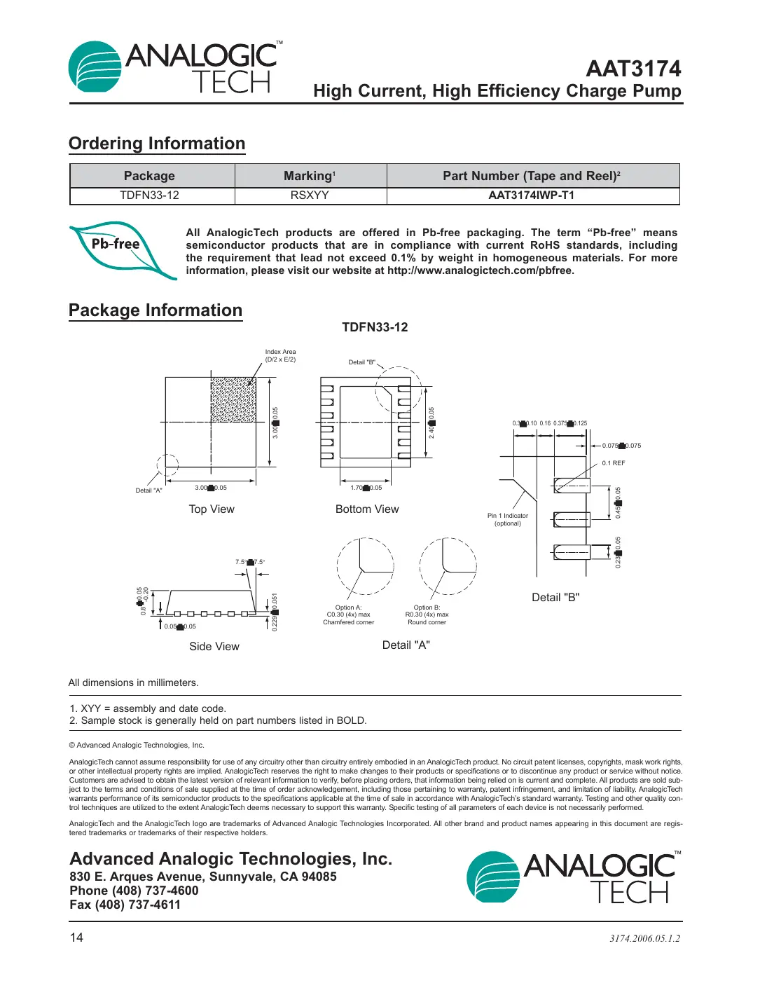 aat3174 Datasheet Page 14