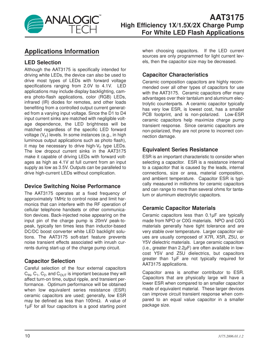 aat3175 Datasheet Page 10