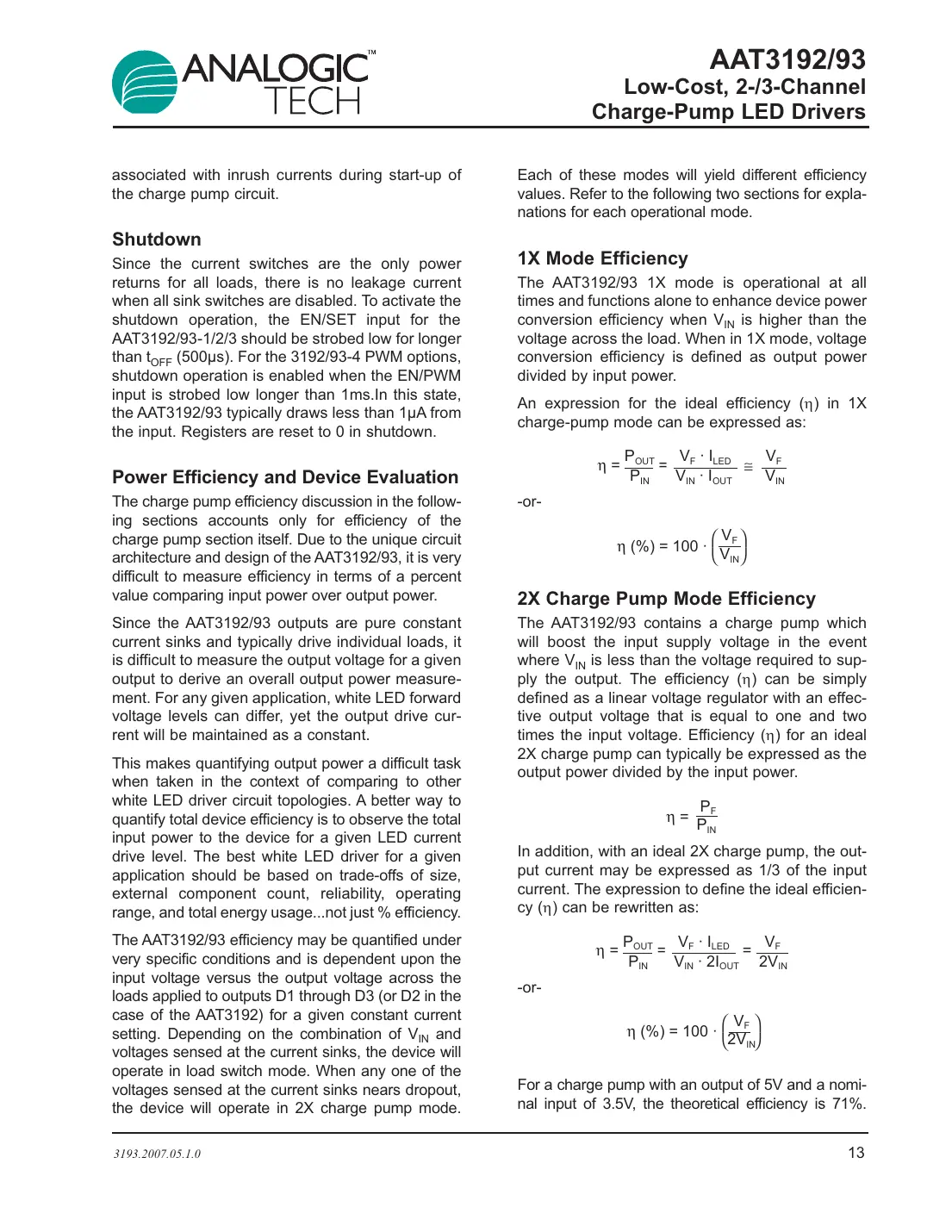 aat3192 Datasheet Page 13