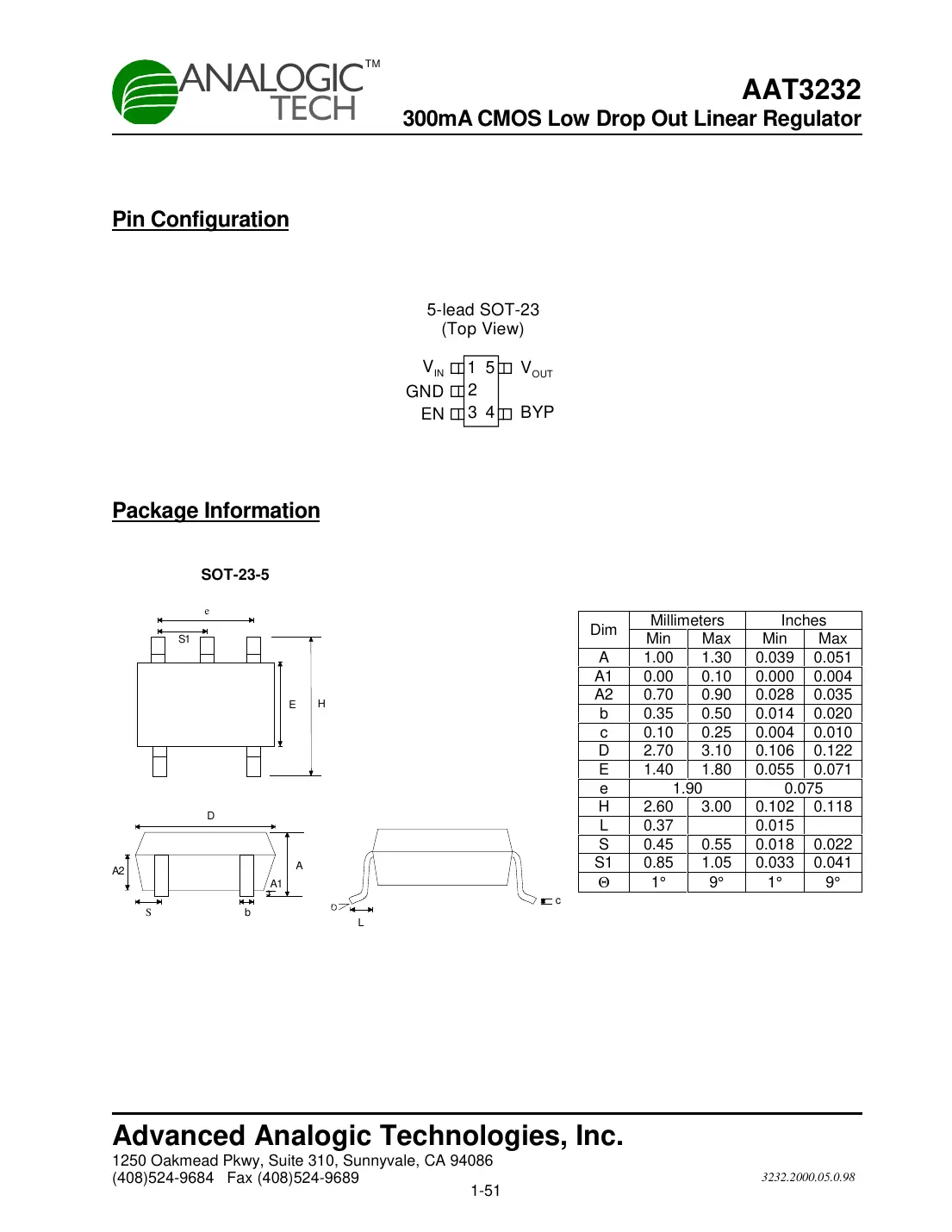 aat3232 Datasheet Page 9