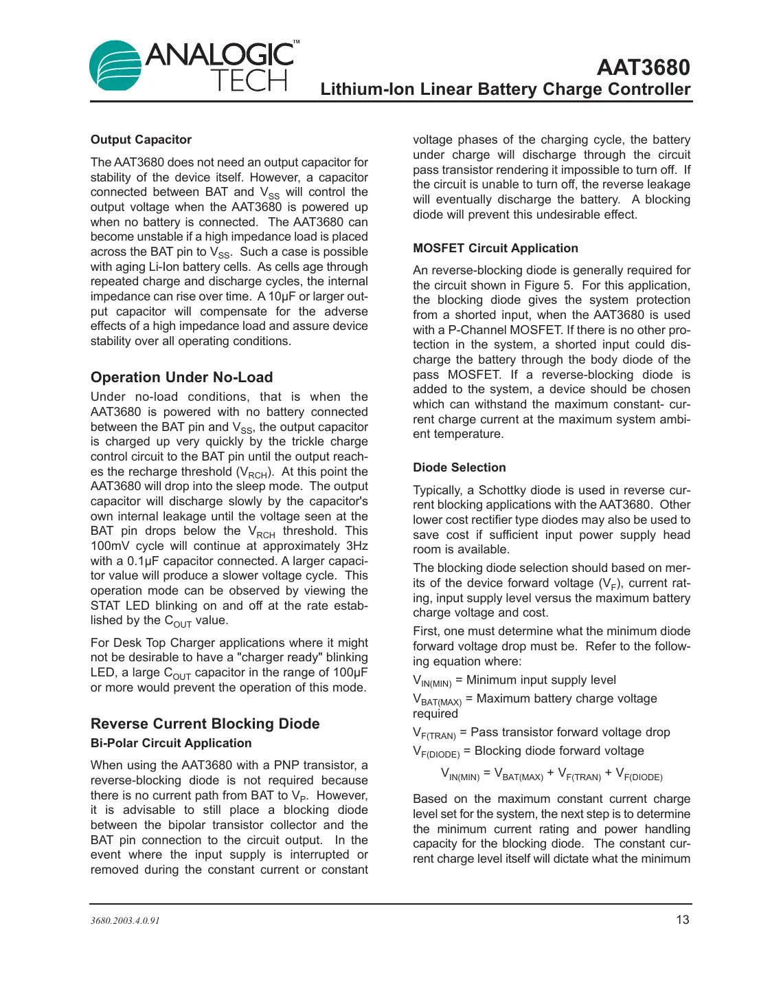 aat3680 Datasheet Page 13