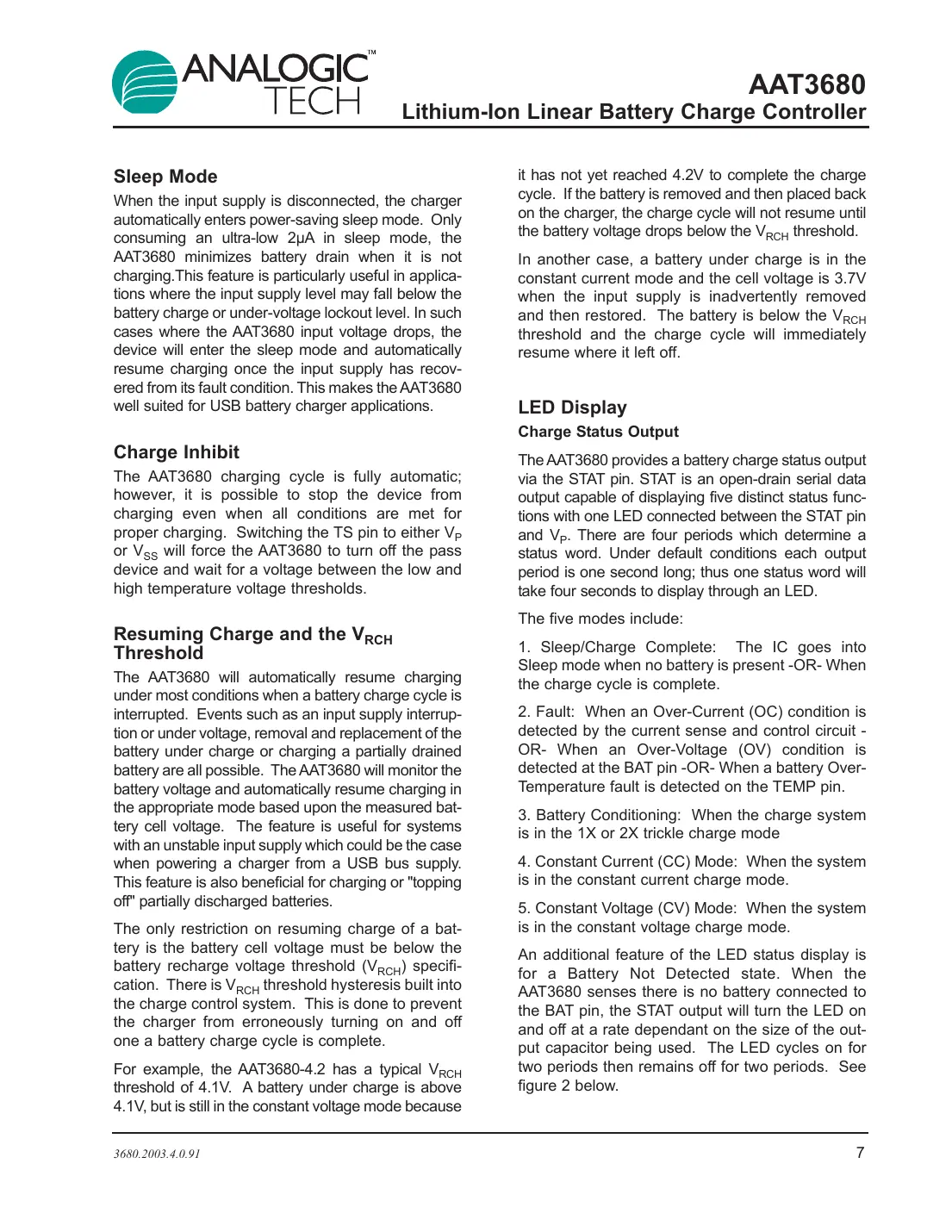 aat3680 Datasheet Page 7