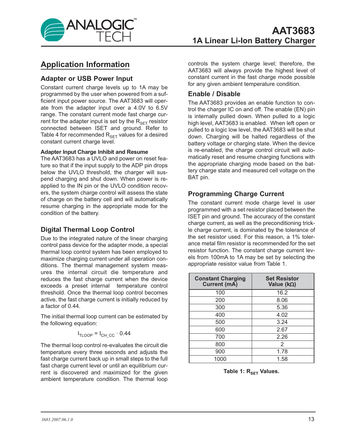 aat3683 Datasheet Page 13
