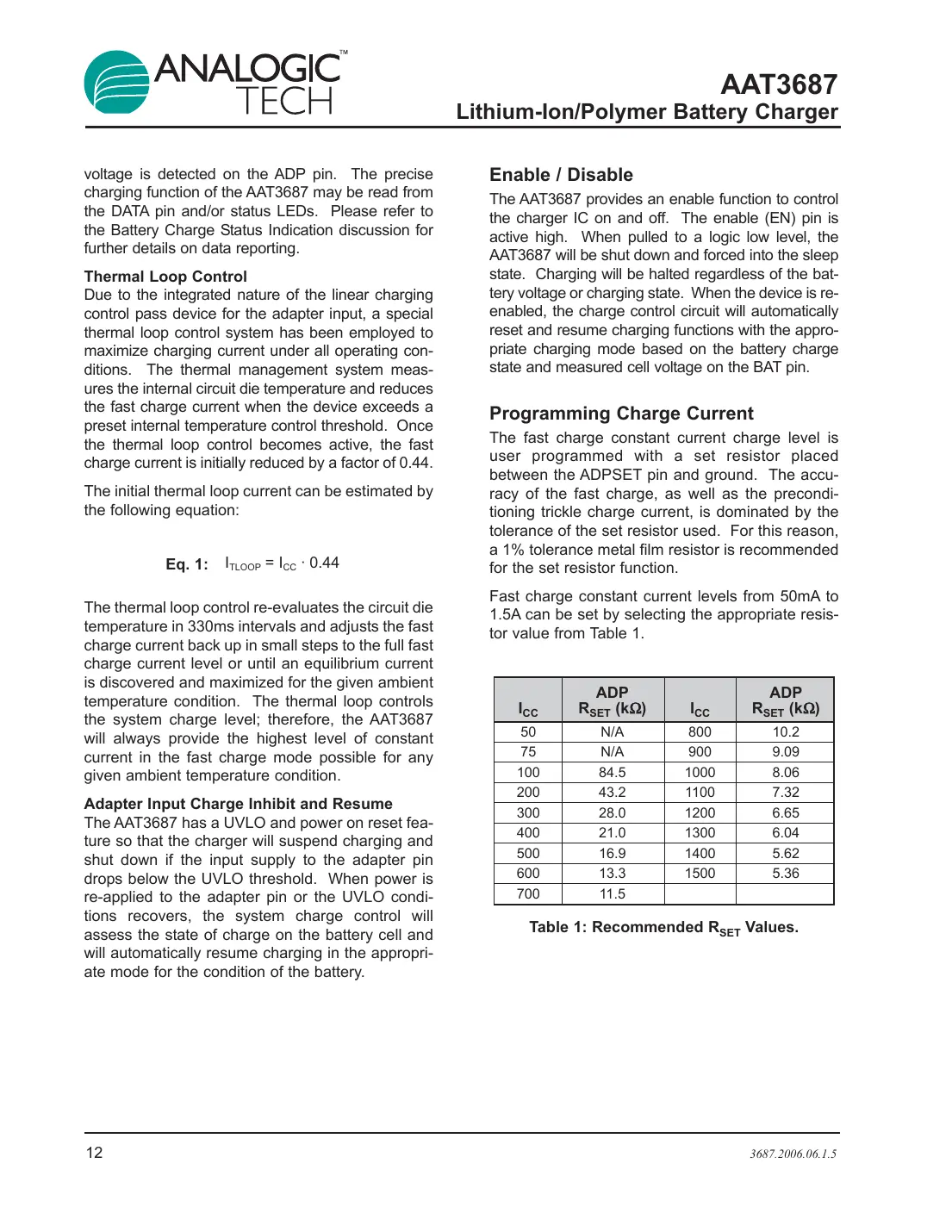 aat3687 Datasheet Page 12