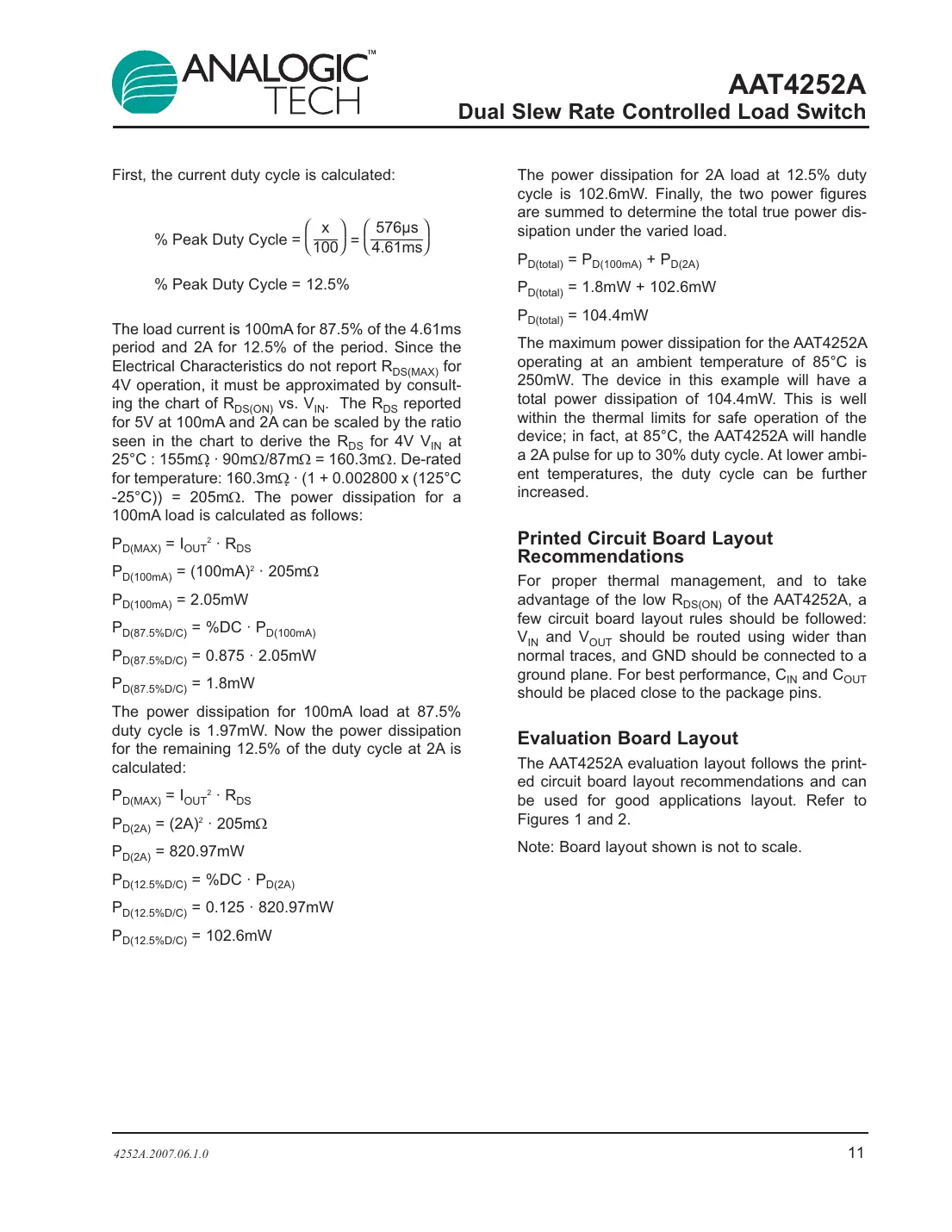 aat4252a Datasheet Page 11