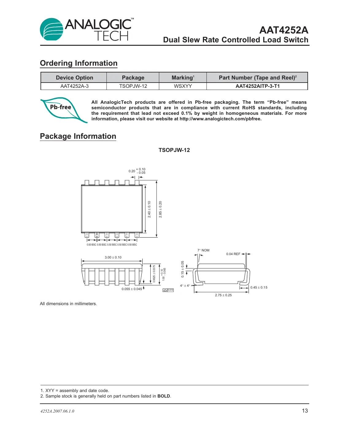 aat4252a Datasheet Page 13