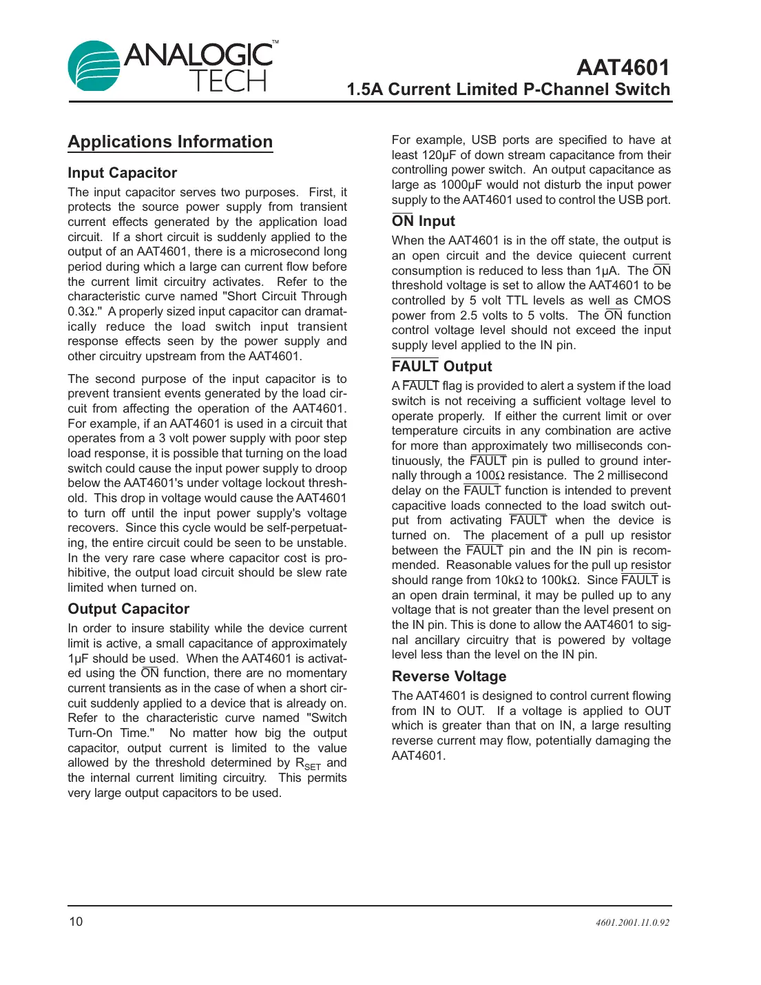 aat4601 Datasheet Page 10