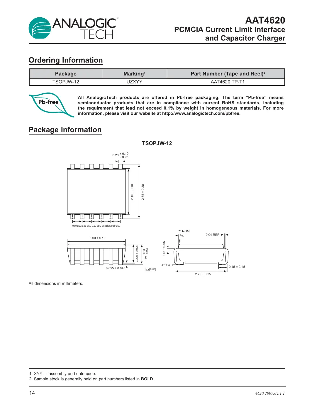aat4620 Datasheet Page 14