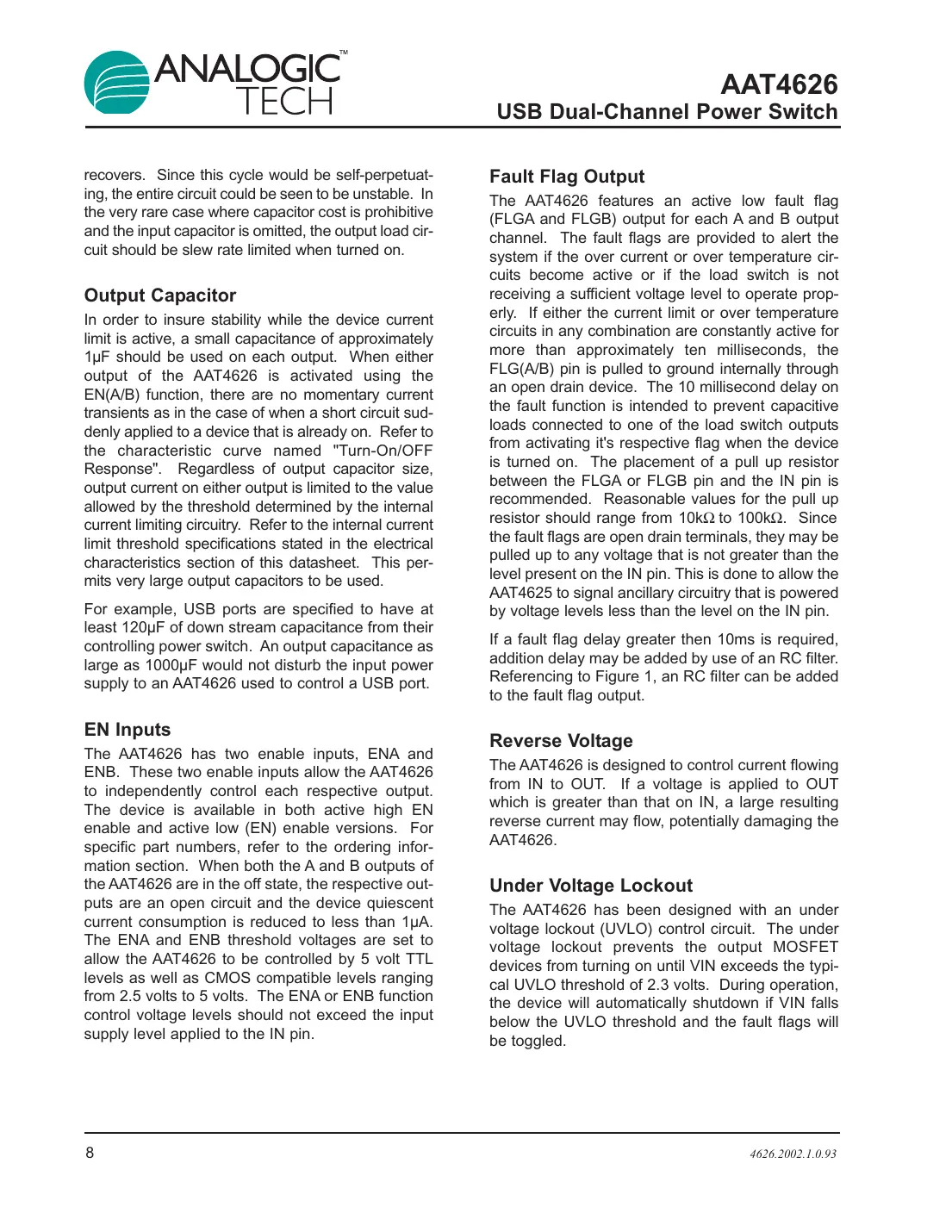 aat4626 Datasheet Page 8