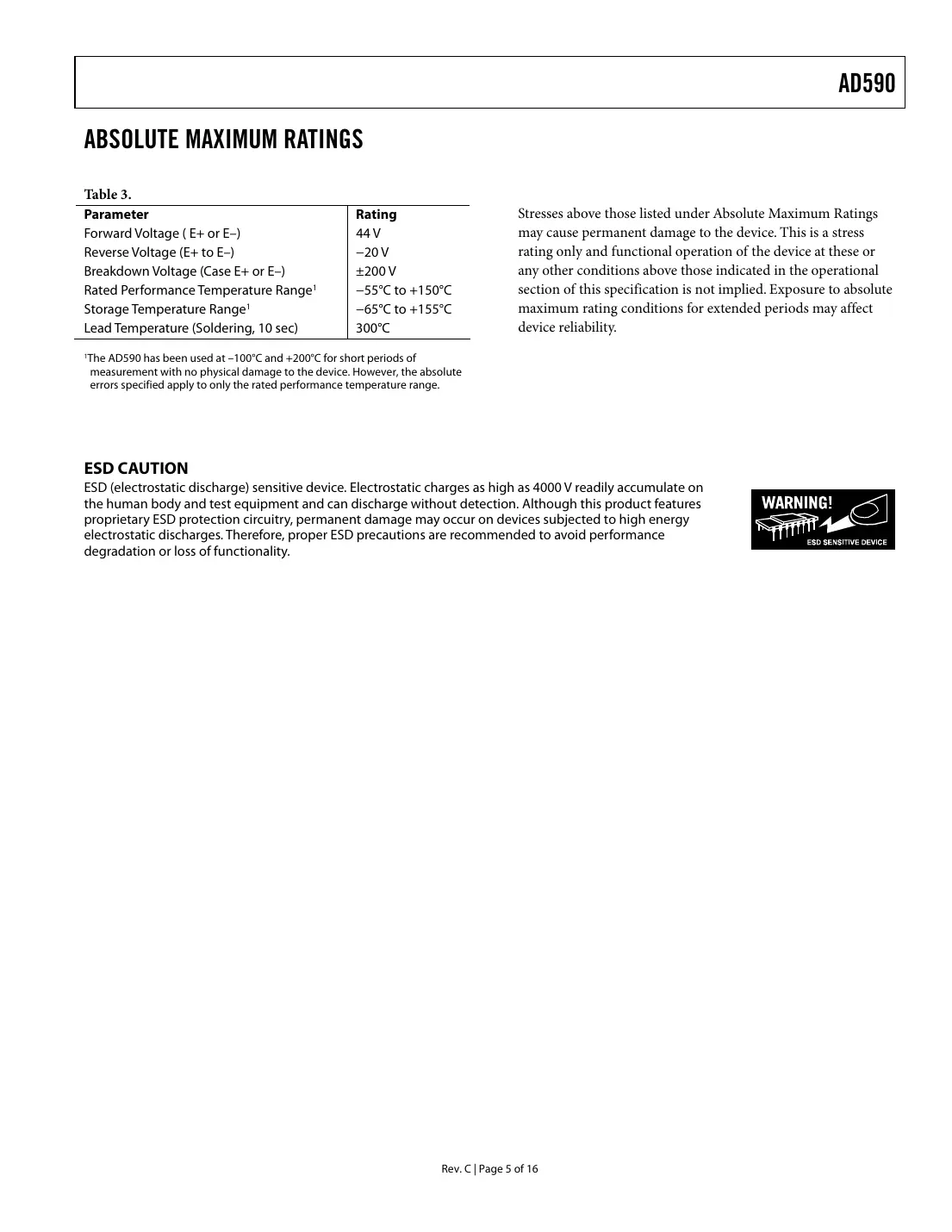 ad590 Datasheet Page 5